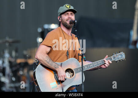 WANTAGH, NY - 20 juil : Canaan Smith se produit en concert le 20 juillet 2019 à Northwell La santé au Jones Beach à Wantagh, New York. Banque D'Images