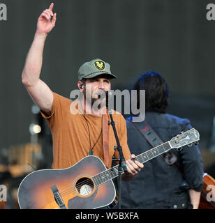 WANTAGH, NY - 20 juil : Canaan Smith se produit en concert le 20 juillet 2019 à Northwell La santé au Jones Beach à Wantagh, New York. Banque D'Images