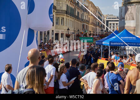 La Vuelta 2018. Malaga, Espagne. 25 août 2018. Banque D'Images