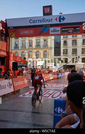 La Vuelta 2018. Malaga, Espagne. 25 août 2018. Contre-la-montre individuel. Banque D'Images