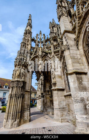 L'église de Notre-Dame de Rouen, Normandie, France Banque D'Images