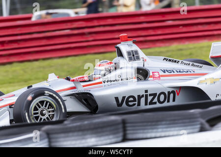 Le 26 juillet 2019, Lexington, Ohio, USA : force de volonté (12) de l'Australie pratiques pour le Honda Indy 200 au milieu de l'Ohio à Mid-Ohio Sports Car Course à Lexington, Ohio. (Crédit Image : © Walter G Arce Sr meule Medi/ASP) Banque D'Images