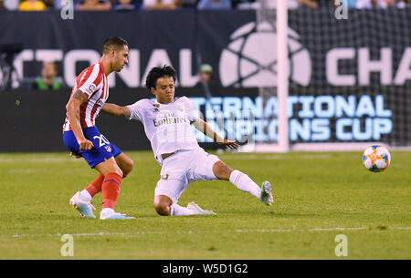 Takefuse Kubo du Real Madrid au cours de l'International Cup match entre le Real Madrid et l'Atlético Madrid à MetLife Stadium à East Rutherford, New Jersey, United States le 26 juillet 2019. (Photo de bla) Banque D'Images