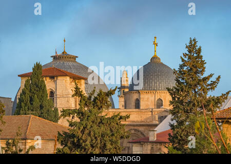 Église du Saint Sépulcre à Jérusalem, Israël Banque D'Images