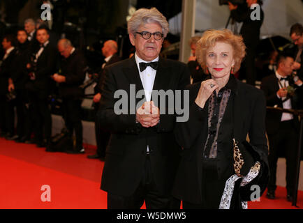 CANNES, FRANCE - 18 mai : Les clients de participer à la présélection Whistlers lors de la 72 e édition du Festival de Cannes (Mickael Chavet) Banque D'Images