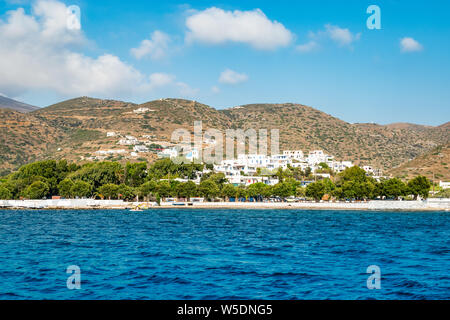 L'île d'Amorgos, en Grèce. Banque D'Images