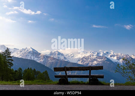 Matin paysage en Haut Tauern, le Tyrol, Autriche Banque D'Images