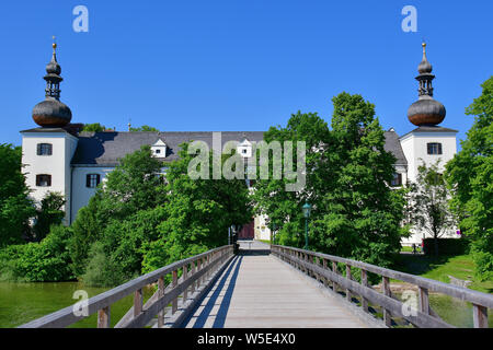 Schloss Ort, château, terres Landschloss Ort, Gmunden, Autriche, Europe Banque D'Images