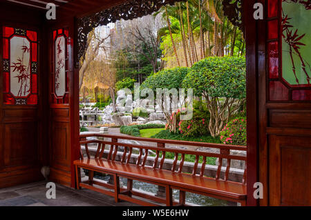 Le Jardin Chinois de l'amitié à Chinatown, Sydney, NSW, Australie Banque D'Images