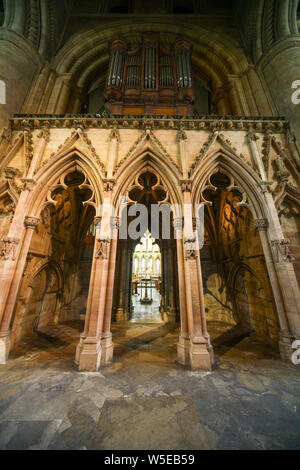 L'église cathédrale de Southwell Minster, Southwell, Nottinghamshire, Angleterre, RU Banque D'Images