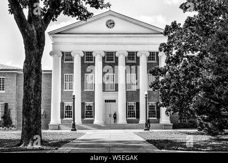 Le Lyceum bâtiment était la vue d'un affrontement sanglant de droits civils en 1962 sur le campus de l'Ole Miss à l'Université du Mississippi, Oxford, MS Banque D'Images