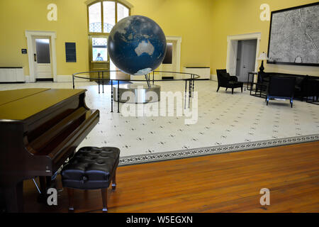 Dans Piano Lounge de l'hôtel Bryant historique à l'école Miss, avec plus grand monde avec un logiciel SIG, sur le campus de l'Université du Mississippi, Oxford Banque D'Images