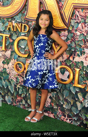 Los Angeles, Californie, USA 28 juillet 2019 Madelyn actrice Miranda assiste à la Paramount Pictures, Paramount Joueurs et Nickelodeon Movies présente la première mondiale de 'Dora et la ville perdue d'Or" le 28 juillet 2019 à Regal Cinemas L.A. Vivre à Los Angeles, Californie, USA. Photo de Barry King/Alamy Live News Banque D'Images