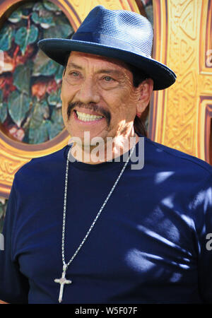 Los Angeles, Californie, USA 28 Juillet 2019 L'acteur Danny Trejo assiste à la Paramount Pictures, Paramount Joueurs et Nickelodeon Movies présente la première mondiale de 'Dora et la ville perdue d'Or" le 28 juillet 2019 à Regal Cinemas L.A. Vivre à Los Angeles, Californie, USA. Photo de Barry King/Alamy Live News Banque D'Images