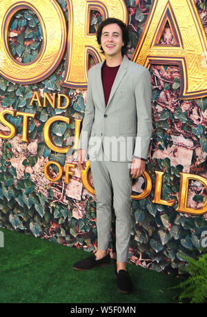 Los Angeles, Californie, USA 28 juillet 2019 Acteur Nicholas Coombe assiste à la Paramount Pictures, Paramount Joueurs et Nickelodeon Movies présente la première mondiale de 'Dora et la ville perdue d'Or" le 28 juillet 2019 à Regal Cinemas L.A. Vivre à Los Angeles, Californie, USA. Photo de Barry King/Alamy Live News Banque D'Images