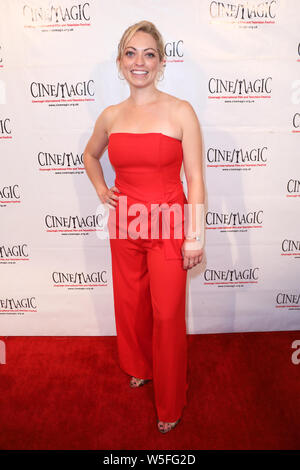 L'Cinemagic Los Angeles 2019 Gala et de présenter à l'hôtel Fairmont Miramar Hotel à Santa Monica, Californie le 27 juin 2019 - Célébration de jeunes cinéastes de Los Angeles, Boston, et d'Irlande du Nord. Avec : Mary McBain Où : Los Angeles, California, United States Quand : 28 Jun 2019 Credit : Sheri/WENN.com Determan Banque D'Images