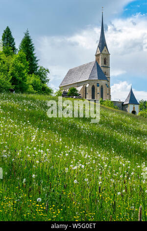 L'Autriche, l'UNESCO Réserve de biosphère de la Salzbourg Lungau Tamsweg, est une ville de marché dans l'État autrichien de Salzbourg, l'église St. Banque D'Images