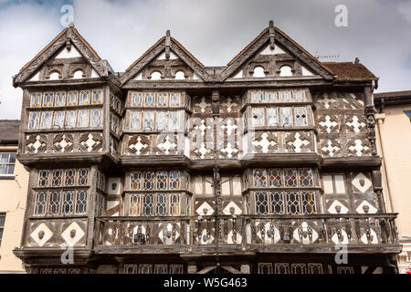 L'hôtel Feathers, un bâtiment historique, l'arène, Corve Street, Ludlow, Shropshire, Angleterre Banque D'Images