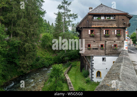 L'Autriche, l'UNESCO Réserve de biosphère de la Salzbourg Lungau,la municipalité de Mauterndorf Banque D'Images