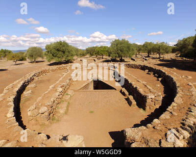 Italie, Sardaigne, sanctuaire nuragique de Santa Cristina, Chris St. Banque D'Images