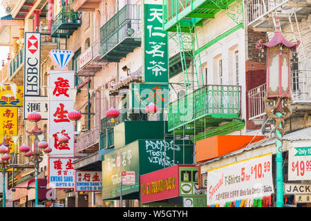 China Town, San Francisco, Californie, États-Unis d'Amérique, Amérique du Nord Banque D'Images