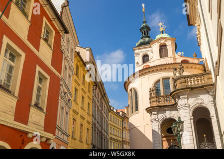 Eglise Saint Clément dans la vieille ville, site du patrimoine mondial de l'UNESCO, Prague, la Bohême, République Tchèque, Europe Banque D'Images