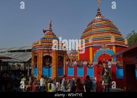 28 déc 2014 Chhinnamasta Temple dédié à la Déesse Chinnamasta, Rajrappa à Ramgarh district de Jharkhand EN INDE Asie Banque D'Images