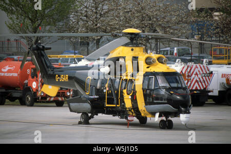 Eurocopter AS 332L2 Super Puma Mk2 - G-JSAR Banque D'Images