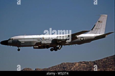 USAF United States Air Force Boeing RC-135V Mixte Rivet Banque D'Images