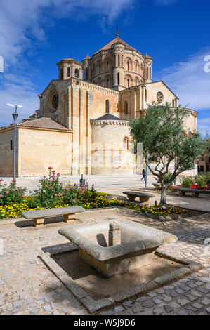 Le 13ème siècle, Collégiale de Santa María la Mayor, Toro en Province de Zamora, Castille et Leon, Espagne. Banque D'Images