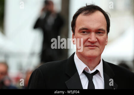 CANNES, FRANCE - 18 MAI : Quentin Tarantino assiste à la Wild Goose Lake le dépistage au cours de la 72e Festival de Cannes (Mickael Chavet) Banque D'Images
