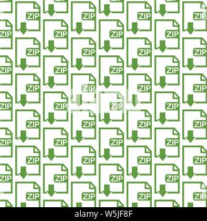 Motif de fond icône type de fichier Illustration de Vecteur