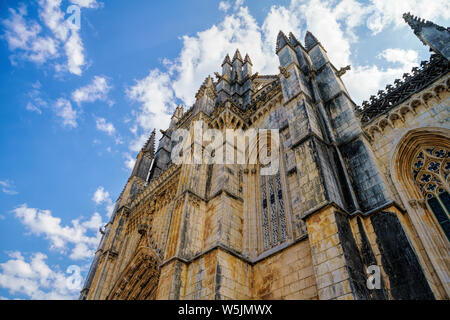 Monastère de Batalha,Portugal. A l'origine, et officiellement connue, comme le Monastère de Sainte Marie de la victoire. UNESCO World Heritage Site. Banque D'Images