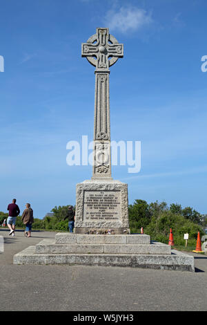 Padstow, Cornwall, Angleterre, Mai 2019, un mémorial pour les hommes qui ont été tués se battre pour leur pays durant la Seconde Guerre mondiale 1 Banque D'Images