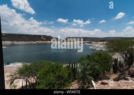 Vue de l'île de la terre tzibanza à Queretaro Mexique Banque D'Images