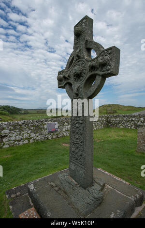 Kildalton sur l'île d'Islay dans les Hébrides, en Écosse. Banque D'Images