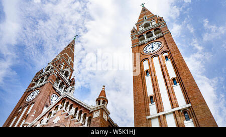 L'Église Votive et cathédrale de Notre Dame de la Hongrie, Dom à Szeged Banque D'Images