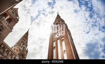 L'Église Votive et cathédrale de Notre Dame de la Hongrie, Dom à Szeged Banque D'Images