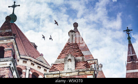 L'Église Votive et cathédrale de Notre Dame de la Hongrie, Dom à Szeged Banque D'Images