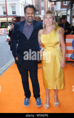 Sarfraz Manzoor, aveuglé par la lumière - UK, projection de gala Curzon Mayfair, London, UK, 29 juillet 2019, photo de Richard Goldschmidt Banque D'Images