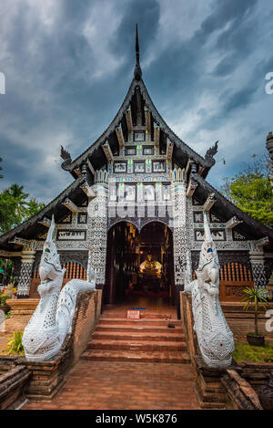 Wat Lok Moli, Chiang Mai, Viharn, Banque D'Images