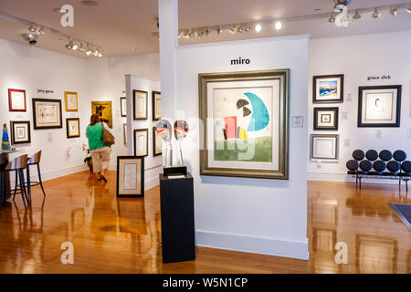 West Palm Beach Florida,Clematis Street,Legacy Fine Art Gallery,shopping shopper shoppers magasins marché marchés achats vente, vente au détail Banque D'Images