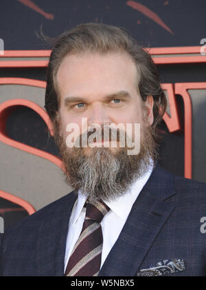 Stranger Things 3 Premiere Saison avec : David Harbour où : Los Angeles, California, United States Quand : 28 Jun 2019 Apega/WENN.com Crédit : Banque D'Images