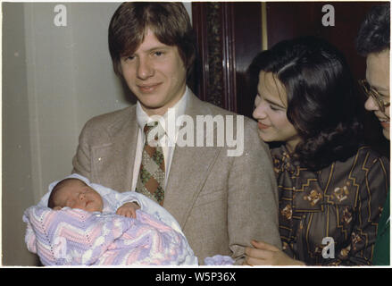 James Earl Carter III (puce), Caron Carter et James Earl Carter, IV Banque D'Images