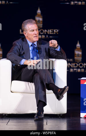 Las Vegas Sands Président et chef Rob Goldstein assiste à une conférence de presse pour "The Londoner dans Macao, Macao, Chine, 8 mai 2019. Sands China's trans Banque D'Images