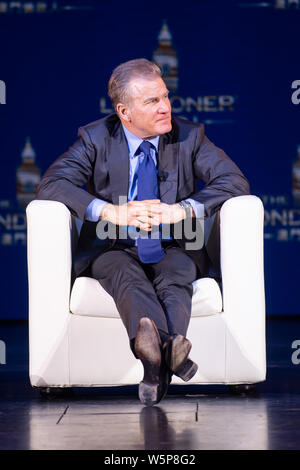 Las Vegas Sands Président et chef Rob Goldstein assiste à une conférence de presse pour "The Londoner dans Macao, Macao, Chine, 8 mai 2019. Sands China's trans Banque D'Images