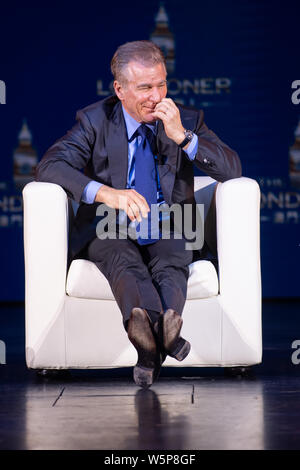 Las Vegas Sands Président et chef Rob Goldstein assiste à une conférence de presse pour "The Londoner dans Macao, Macao, Chine, 8 mai 2019. Sands China's trans Banque D'Images