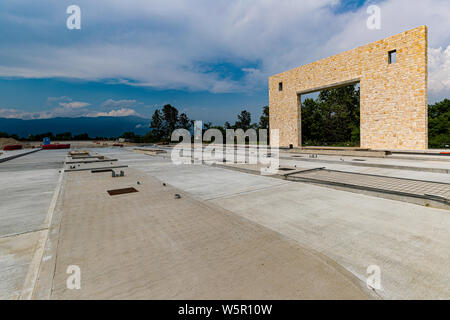 Italie Vénétie Pedemontana Veneta l'autoroute en construction Banque D'Images