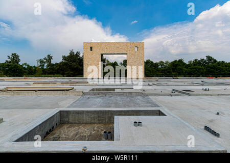 Italie Vénétie Pedemontana Veneta l'autoroute en construction Banque D'Images