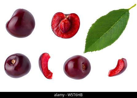 Collection de cerises Banque D'Images